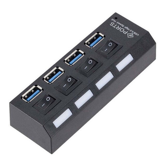USB HUB 4 ΘΥΡΕΣ ΜΕ ΚΟΥΜΠΙΑ ON/OFF CY-03015