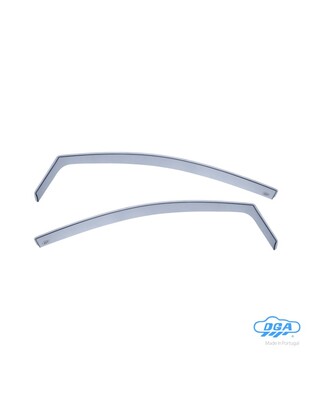 ΖΕΥΓΑΡΙ ΜΠΡΟΣΤΙΝΟΙ ΑΝΕΜΟΘΡΑΥΣΤΕΣ ΓΙΑ VW FOX 3D 2005-2011 ΑΠΟ ΕΥΚΑΜΠΤΟ ΧΥΤΟ ΑΚΡΥΛΙΚΟ ΓΥΑΛΙ  (CAST ACRYLIC GLASS) DGA - 2 ΤΕΜ.