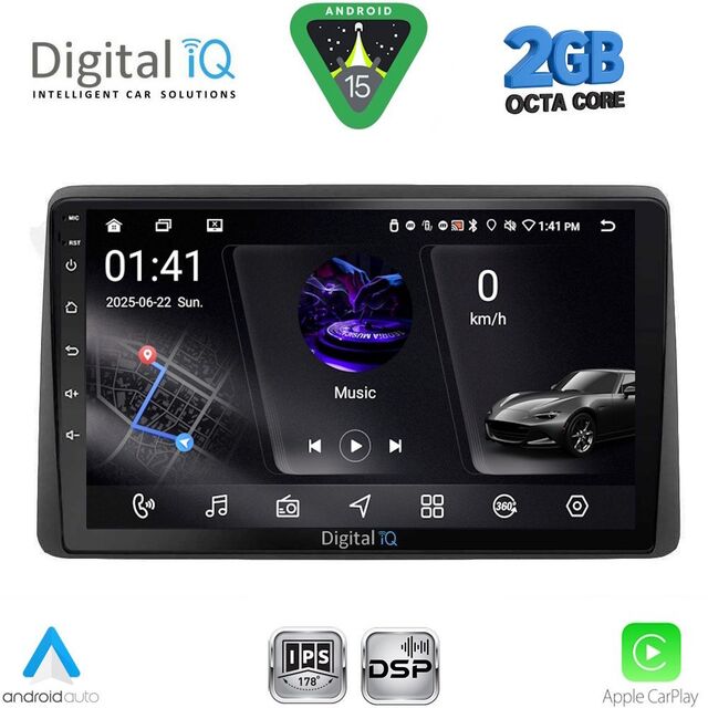 DIGITAL IQ RSF 4450_CPA (10inc) MULTIMEDIA TABLET for NISSAN NAVARA D22 mod. 1998-2004