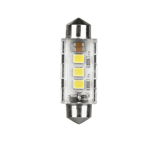 ΛΑΜΠΑΚΙΑ ΠΛΑΦΟΝΙΕΡΑΣ 12/24V 12x36mm 240/220lm 6.500K ΔΙΠΛΗΣ ΠΟΛ/ΤΑΣ LED CAN-BUS PRO-USER SERIES 1ΤΕΜ