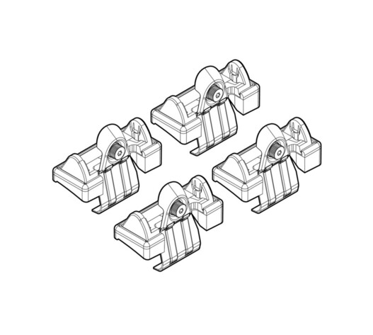 ΑΚΡΑ ΓΙΑ ΜΠΑΡΕΣ NORDRIVE ΓΙΑ TOYOTA AVENSIS 4D 05/03-03/09 KIT