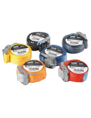 Lampa – Ιμάντες Στερέωσης Moto 300cm x 2,5cm σε Blister (36 Τεμάχια) για ασφαλή πρόσδεση φορτίου – 1 Σετ (6014.9D-LM)