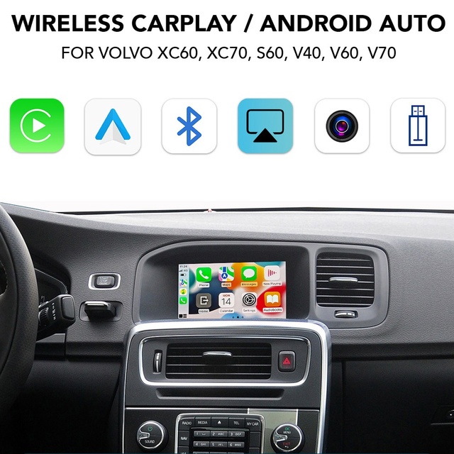 DIGITAL IQ VL 272 CPA (WIRELESS CARPLAY / ANDROID AUTO BOX for with 2 CAMERA IN VOLVO V – S – XC mod. 2015-2019)