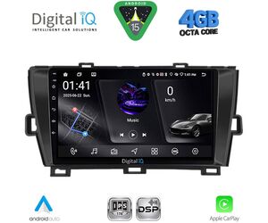 DIGITAL IQ RTG 6726BL_CPA (9inc) MULTIMEDIA TABLET for TOYOTA PRIUS mod. 2009-2015 (BLACK)