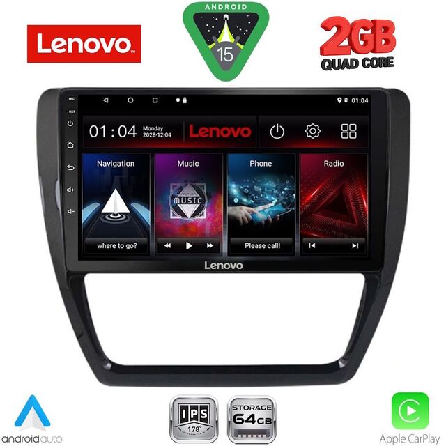 LENOVO LVD 2741_CPA (10inc) MULTIMEDIA TABLET for VW JETTA mod. 2010-2016