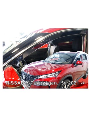 ΑΝΕΜΟΘΡΑΥΣΤΕΣ ΓΙΑ NISSAN X-TRAIL 5D 2021+ ΣΕΤ ΑΥΤΟΚΙΝΗΤΟΥ ΑΠΟ ΕΥΚΑΜΠΤΟ ΦΙΜΕ ΠΛΑΣΤΙΚΟ HEKO - 4 ΤΕΜ.