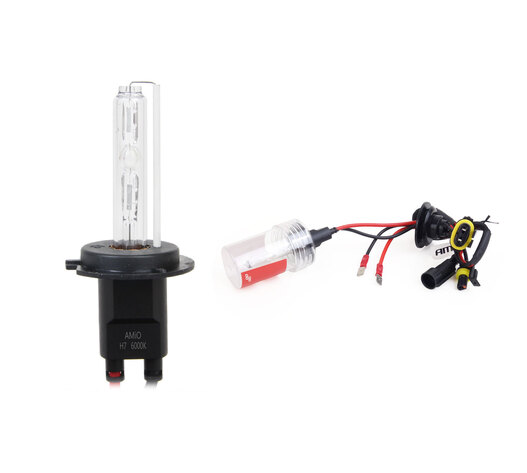 Amio - Ανταλλακτική Λάμπα H7 Xenon 12V 35W 6000K Λευκό Φως για Φώτα Αυτοκινήτου - 1 τεμ. (01323/AM)