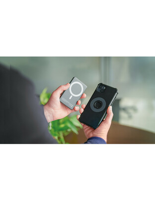 Μαγνητικός, Φορητός Φορτιστής - Power bank Mag Power 5000 της σειράς Optiline για Ασύρματη και Ενσύρματη  φόρτιση συσκευών με θύρα USB Type C 15W και MagSafe τεχνολογία