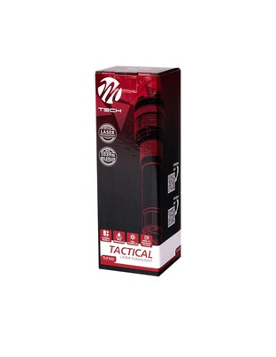 ΦΑΚΟΣ ΧΕΙΡΟΣ 1x10W 240lm IP65 171mm Φ42mm 3300mAh Li-ion TACTICAL LASER FLASHLIGHT M-TECH - 1 Τεμ.