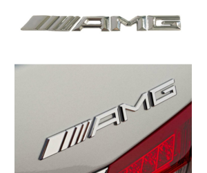 Αυτοκόλλητο χρώμιο μεταλλικό - AMG