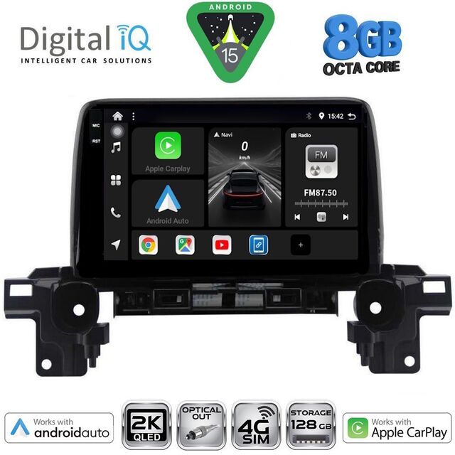 DIGITAL IQ BXK 20381_CPAA (9inc) MULTIMEDIA TABLET for MAZDA CX5 mod. 2017-2025
