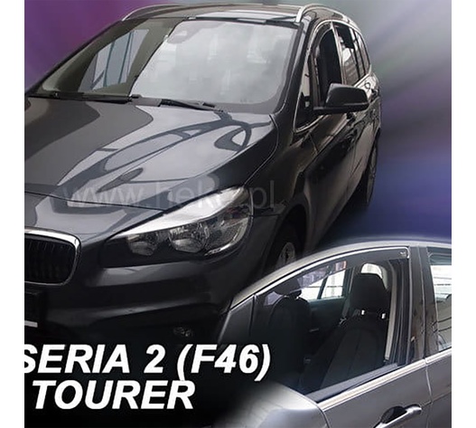 ΑΝΕΜΟΘΡΑΥΣΤΕΣ ΓΙΑ BMW ΣΕΙΡΑ 2 F46 GRAN TOURER 5D 2015-2021 ΖΕΥΓΑΡΙ ΑΠΟ ΕΥΚΑΜΠΤΟ ΦΙΜΕ ΠΛΑΣΤΙΚΟ HEKO - 2 ΤΕΜ.