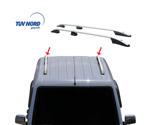 ΜΠΑΡΕΣ ΟΡΟΦΗΣ ΓΙΑ FORD TRANSIT CONNECT 02-14 ΠΑΡΑΛΛΗΛΕΣ ΑΛΟΥΜΙΝΙΟΥ L2 ΑΣΗΜΙ (ΜΟΝΟ ΔΙΑΚΟΣΜΗΤΙΚΕΣ)