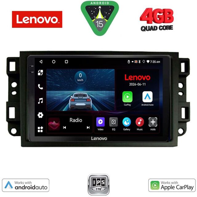 LENOVO LVE 8070_CPAA (10inc) MULTIMEDIA TABLET for CHEVROLET ALL mod. 2004-2011