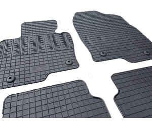 Cik - ΠΑΤΑΚΙΑ ΑΥΤΟΚΙΝΗΤΟΥ ΑΠΟ ΛΑΣΤΙΧΟ ΓΙΑ MAZDA CX5 2012-2017 ΣΕ ΜΑΥΡΟ ΧΡΩΜΑ ΜΕ ΚΟΥΜΠΩΜΑΤΑ - 4 ΤΕΜ. (RM.MA.0002/CK)