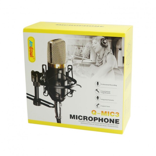 ΠΥΚΝΩΤΙΚΟ ΕΝΣΥΡΜΑΤΟ ΜΙΚΡΟΦΩΝΟ ANDOWL AN-Q-MIC3
