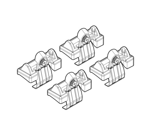 ΑΚΡΑ ΓΙΑ ΜΠΑΡΕΣ NORDRIVE ΓΙΑ TOYOTA COROLLA VERSO 01/02-03/04 KIT