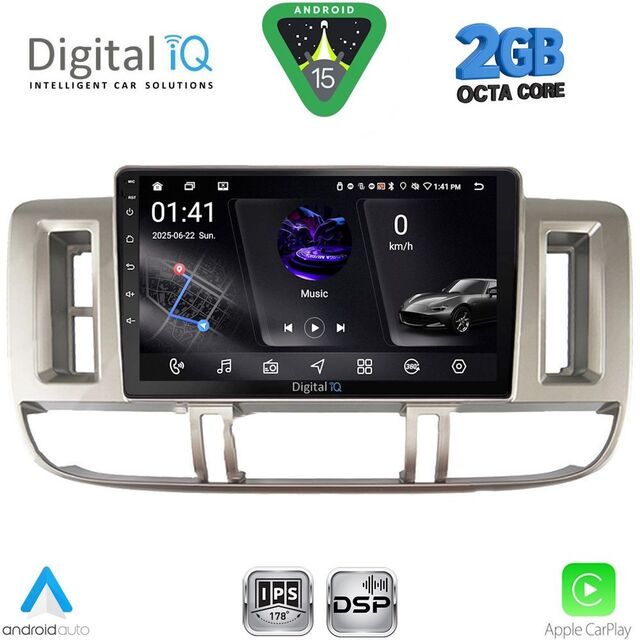 DIGITAL IQ RSF 4474_CPA (9inc) MULTIMEDIA TABLET for NISSAN XTRAIL mod. 2000-2004