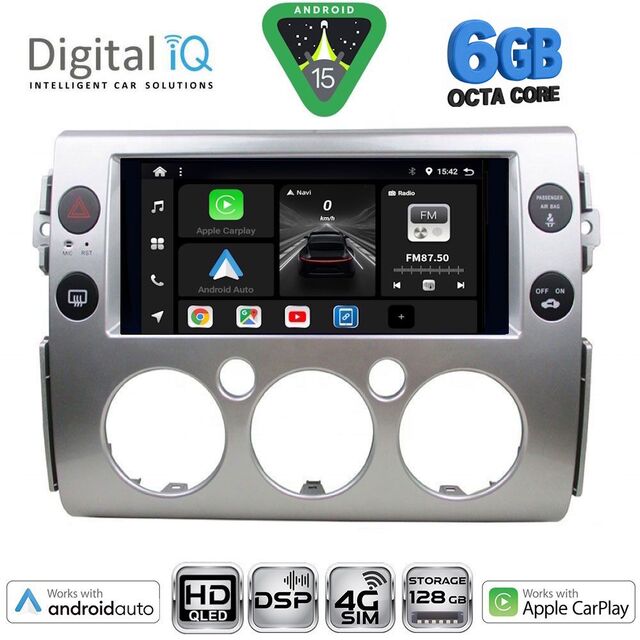 DIGITAL IQ BXF 17717_CPAA (9inc) MULTIMEDIA TABLET for TOYOTA FJ CRUISER mod. 2007-2022