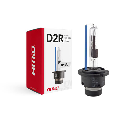Amio – Λάμπα Xenon D2R 12V 35W P32d-3 8000K Basic για Αυτοκίνητο Ανταλλακτική – 1 Τεμ. (01413/AM)