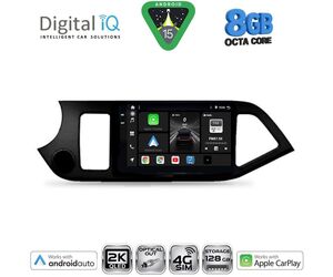 DIGITAL IQ BXK 20308_CPAA (9inc) MULTIMEDIA TABLET for KIA PICANTO mod. 2011-2017