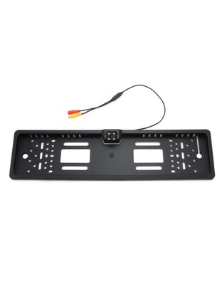 Amio - Universal Πλαίσιο Πινακίδας XD-402 με Ενσωματωμένη Κάμερα Οπισθοπορείας 120 μοιρών IP67 τάση λειτουργίας 12V για Επιβατικά Αυτοκίνητα - 1 τεμ. (01016/AM)