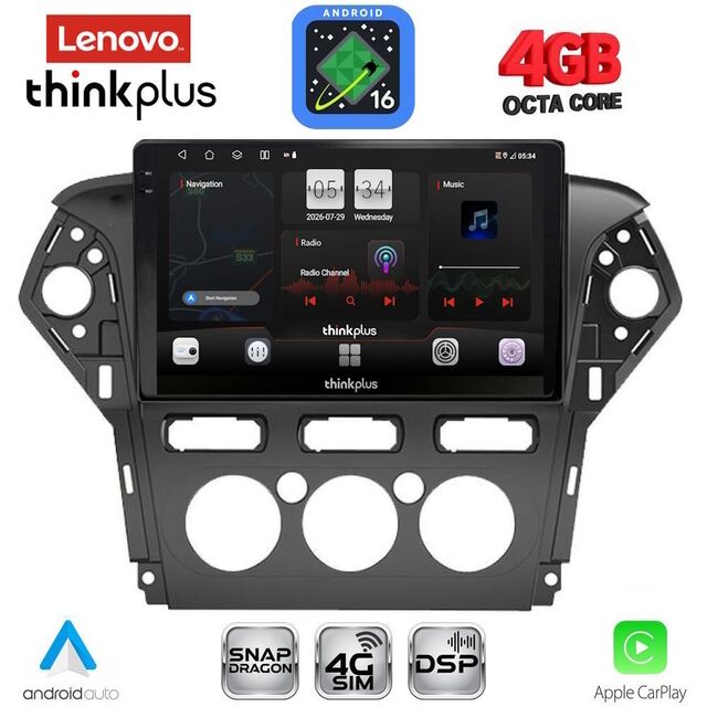 LENOVO LTG 7163_CPA A/C (10inc) MULTIMEDIA TABLET for FORD MONDEO mod. 2011-2013