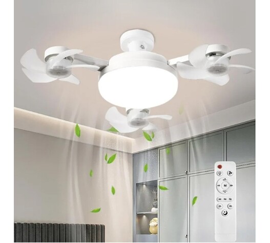 RIXME LED ΑΝΕΜΙΣΤΗΡΑΣ ΟΡΟΦΗΣ ΜΕ ΦΩΣ & ΤΗΛΕΧΕΙΡΙΣΤΗΡΙΟ Ε27 50W RZ-57443