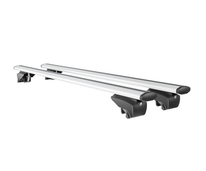 ΜΠΑΡΕΣ ΟΡΟΦΗΣ ΑΛΟΥΜΙΝΙΟΥ BLADE L SILVER 127cm ΜΕ ΑΚΡΑ GAMMA FLAT ΓΙΑ FLUSH / STANDARD RAILS MENABO - 2 ΤΕΜ.