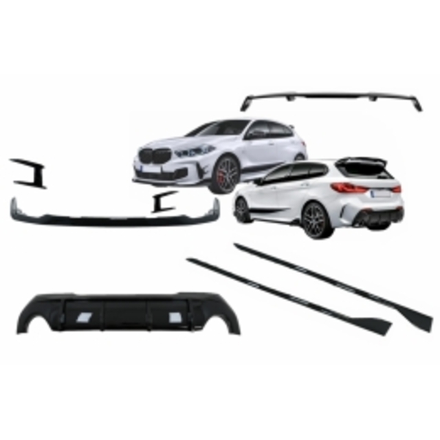 Kit αμαξώματος κατάλληλο για BMW Σειρά 1 F40 M Sport (2019+) Piano Black