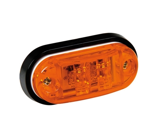 ΦΩΣ ΦΟΡΤΗΓΟΥ 2LED ΠΟΡΤΟΚΑΛΙ 24V 72mm