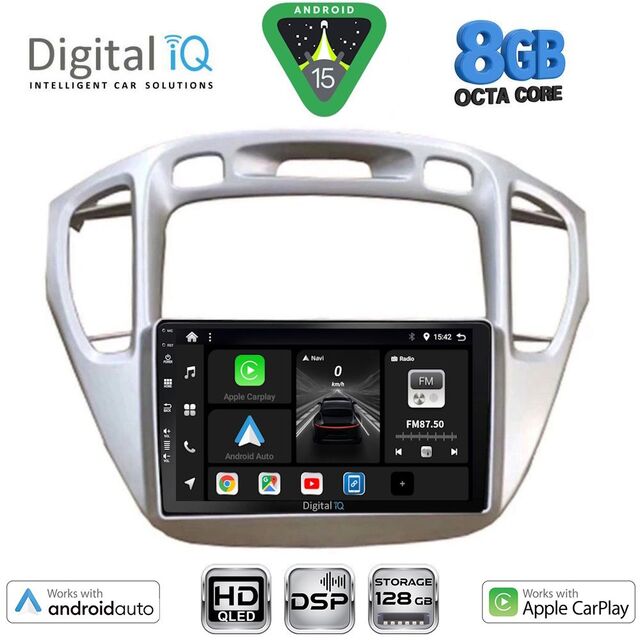 DIGITAL IQ BXF 7718_CPAA (9inc) MULTIMEDIA TABLET for TOYOTA HIGHLANDER mod. 2002-2009