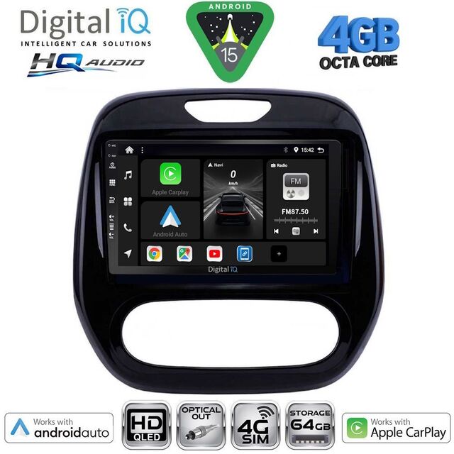 DIGITAL IQ BXK 19542_CPAA (9inc) MULTIMEDIA TABLET for RENAULT CAPTUR mod. 2013-2019