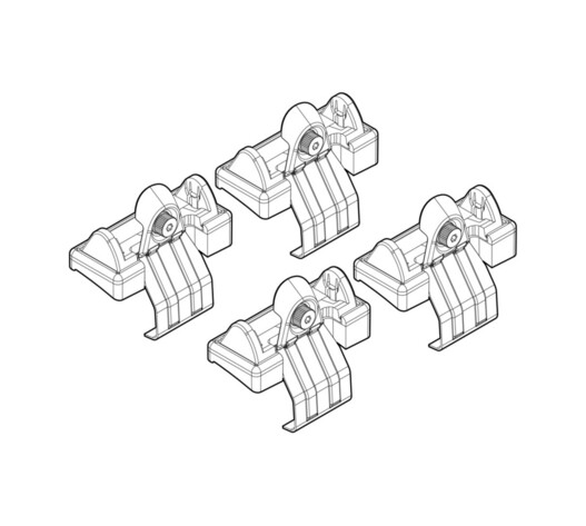 ΑΚΡΑ ΓΙΑ ΜΠΑΡΕΣ NORDRIVE ΓΙΑ FORD FUSION 10/02-11/12 KIT