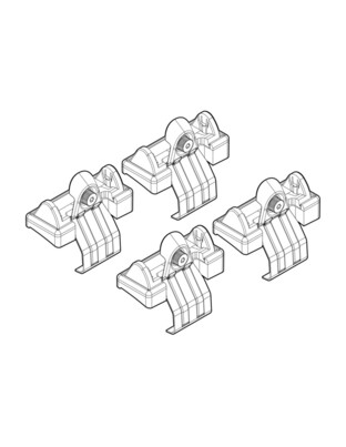 ΑΚΡΑ ΓΙΑ ΜΠΑΡΕΣ NORDRIVE ΓΙΑ FORD FUSION 10/02-11/12 KIT