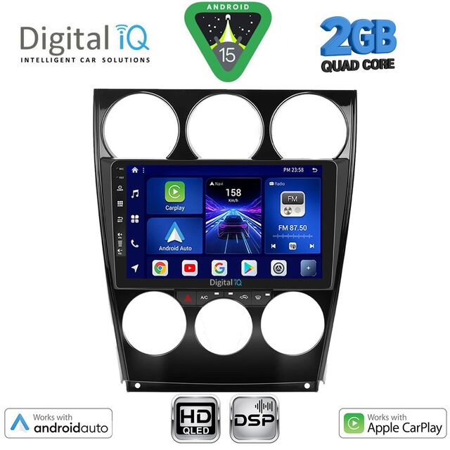 DIGITAL IQ BXC 3375_CPAA (9inc) MULTIMEDIA TABLET for MAZDA 6 (FACELIFT) mod. 2005-2008