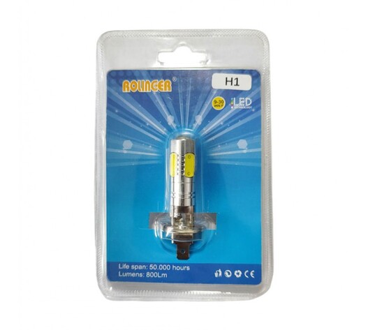 LED COB ΛΑΜΠΑ ΑΥΤΟΚΙΝΗΤΟΥ 7.5W Η1 6500K RLG-YH012