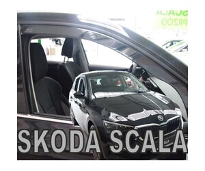 ΑΝΕΜΟΘΡΑΥΣΤΕΣ ΓΙΑ SKODA SCALA 5D 2019+ ΖΕΥΓΑΡΙ ΑΠΟ ΕΥΚΑΜΠΤΟ ΦΙΜΕ ΠΛΑΣΤΙΚΟ HEKO - 2 ΤΕΜ.