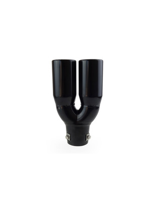 Amio - ΑΚΡΟ ΕΞΑΤΜΙΣΗΣ ΔΙΠΛΗ ΑΠΟΛΗΞΗ ΜΑΥΡΟ 130x215mm Φ35>50mm - 1 τεμ. (02194/AM)