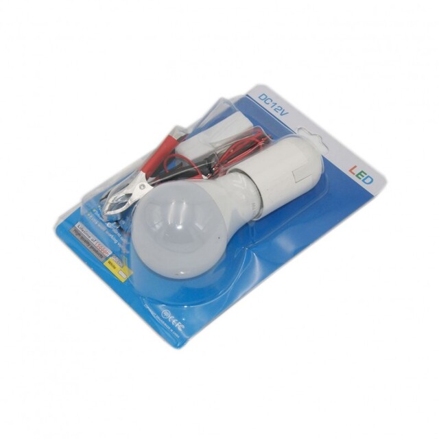 LED ΛΑΜΠΑ 12V/12W ΜΕ ΚΡΟΚΟΔΕΙΛΑΚΙΑ DC12W