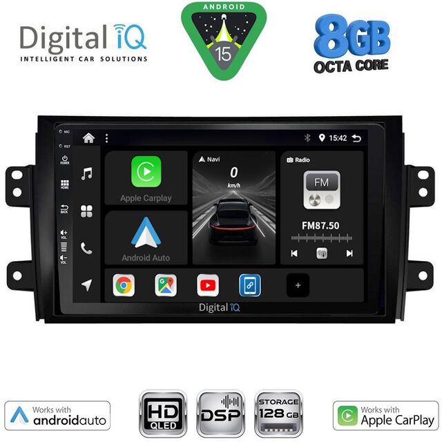 DIGITAL IQ BXF 7688_CPAA (9inc) MULTIMEDIA TABLET for FIAT SEDICI – SUZUKI SX4 mod. 2005-2013