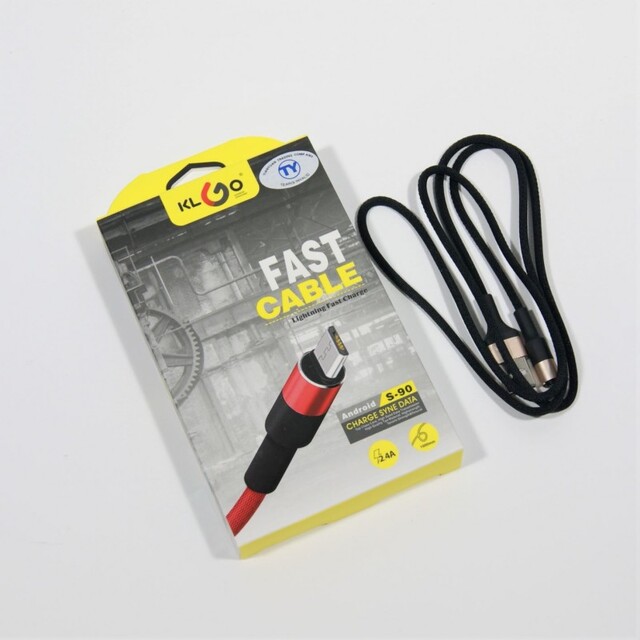 Micro USB ΚΑΛΩΔΙΟ 2.1A ΦΟΡΤΙΣΗΣ ΚΑΙ ΜΕΤΑΦΟΡΑΣ ΔΕΔΟΜΕΝΩΝ KLGO PH-S-90