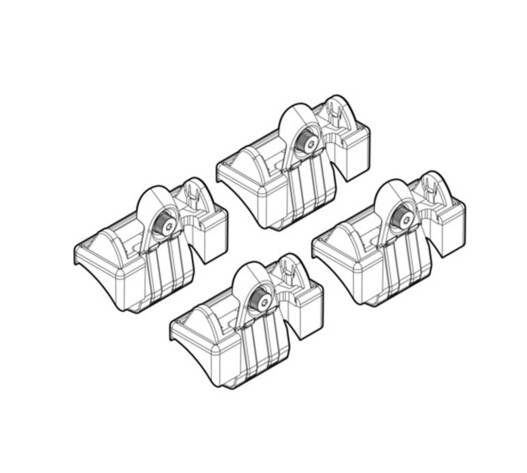 ΑΚΡΑ ΓΙΑ ΜΠΑΡΕΣ NORDRIVE ΓΙΑ AUDI A3 3D 05/03-08/12 KIT