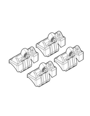 ΑΚΡΑ ΓΙΑ ΜΠΑΡΕΣ NORDRIVE ΓΙΑ AUDI A3 3D 05/03-08/12 KIT