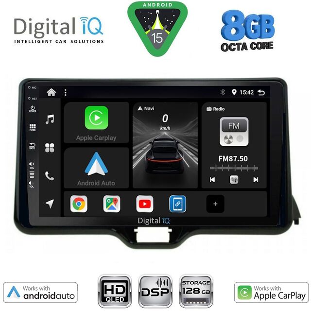 DIGITAL IQ BXF 18738_CPAA (10inc) MULTIMEDIA TABLET for TOYOTA YARIS mod. 2020-2026 - MAZDA 2 mod. 2023-2026