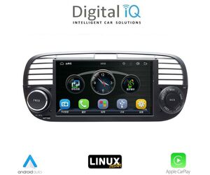 DIGITAL IQ BLA 065BL_CPA (7" DECK) MULTIMEDIA LINUX SYSTEM for FIAT 500 mod. 2007-2015 (BLACK)