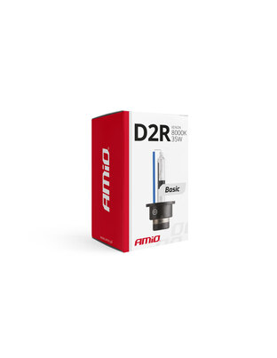 Amio – Λάμπα Xenon D2R 12V 35W P32d-3 8000K Basic για Αυτοκίνητο Ανταλλακτική – 1 Τεμ. (01413/AM)