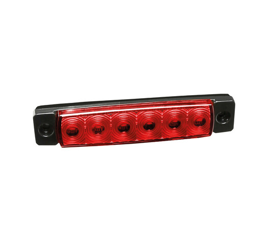 ΦΩΣ ΟΓΚΟΥ 9>32V 6 LED ΚΟΚΚΙΝΟ ΧΡΩΜΑ 95,6x19,8mm ΜΕ ΕΓΚΡΙΣΗ ΤΥΠΟΥ E148 LAMPA -  1 Τεμ.