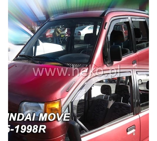 ΑΝΕΜΟΘΡΑΥΣΤΕΣ ΓΙΑ DAIHATSU MOVE 5D 1995-1998 ΖΕΥΓΑΡΙ ΑΠΟ ΕΥΚΑΜΠΤΟ ΦΙΜΕ ΠΛΑΣΤΙΚΟ HEKO - 2 ΤΕΜ.