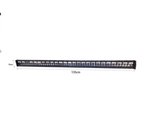 LED Προβολέας μπάρα 375W 1,35cm